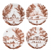 Juliska Country Estate Harvest Party Plates Assorted Set/4