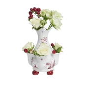 Juliska Country Estate Ruby Winter Frolic Tulipiere Vase - 6"