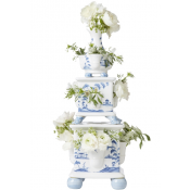 Juliska Country Estate Delft Blue Tulipiere Tower Set/3