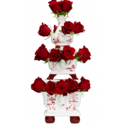 Juliska Country Estate Winter Frolic Ruby Tulipiere