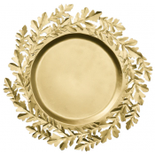 Kim Seybert Gilded Leaves Charger - Set 4