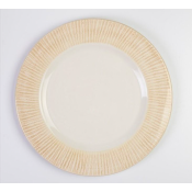 Arte Italica Striped Charger - Cream