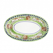 Vietri Campagna Cane Small Oval Tray