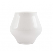 Vietri Contessa White Stemless Wine Glass