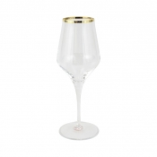 Vietri Contessa Gold Water Glass