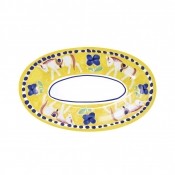 Vietri Campagna Cavallo Small Oval Tray