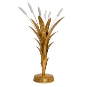 Juliska Forest Walk Wheat Gold Candlestick -17"