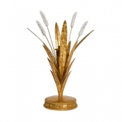 Juliska Forest Walk Wheat Gold Candlestick -13"
