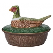 Juliska Forest Walk Pheasant Baker with Lid