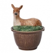 Juliska Forest Walk Deer Bowl with Lid
