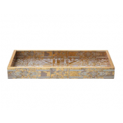 Kim Seybert Distressed Tray - 14.5 x 7.5