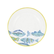 Vietri Elba's Fish Dinner Plate = 11"