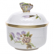 Herend Royal Garden Covered Sugar w/ Butterfly