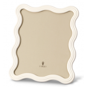 L'Objet Ripple White Enamel Frame 8X10