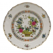 Herend Indian Basket Bread Plate