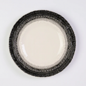 Arte Italica Finezza Grey Salad / Dessert Plate