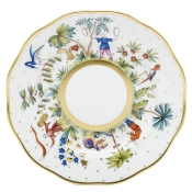 Herend Asian Garden Ornate Dessert Plate