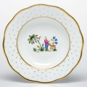 Herend Asian Garden Rim Soup - Motif 1