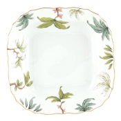 Herend Foret Garland Square Fruit Dish - 11"
