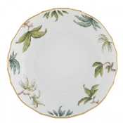 Herend Foret Garland Scalloped Dinner Bowl - 8.5"