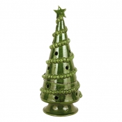 Vietri Foresta Green Large Garland Tree - 16.25"