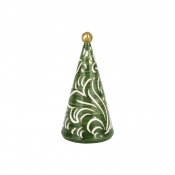 Vietri Foresta Green Scroll Tree - 11"