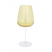 Vietri Francesca Amber Water Glass