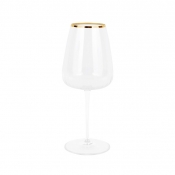 Vietri Francesca Gold Wine Glass