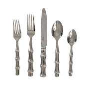 Juliska Bamboo Polished Stainless 5 Piece Setting