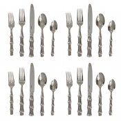 Juliska Bamboo Polished Stainless 20 Piece Set