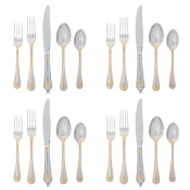 Juliska Berry & Thread Polished w/ Gold 20 Piece Set