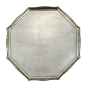 Vietri Florentine Wooden Platinum Octagonal Tray