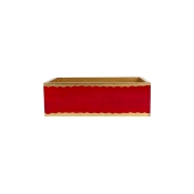 Vietri Florentine Wooden Red & Gold Guest Towel Holder