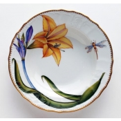 Anna Weatherley Morning Glory Dinner Plate - Yellow