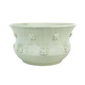 Vietri Giardino di Fiori Celadon Round Planter - 16.25"