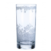 Arte Italica Giardino White Highball Glass