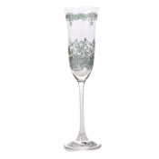 Arte Italica Giardino Forest Green Champagne Flute