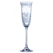 Arte Italica Giardino White Champagne Flute