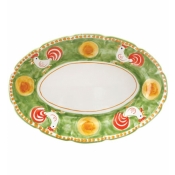 Vietri Campagna Gallina Oval Platter