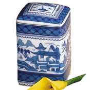 Mottahedeh Blue Canton Square Box