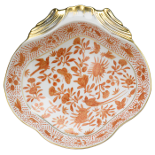 Mottahedeh Sacred Bird & Butterfly Shell Dish