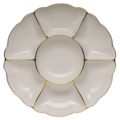 Herend Sectioned Appetizer Dish - Blank