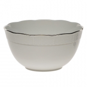 Herend Platinum Edge Round Bowl(3.5 Pt) 7.5"D