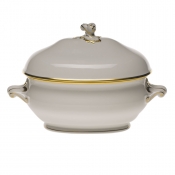 Herend Gwendolyn Tureen W/Twist (2 Qt) 13"L X 9