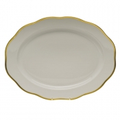 Herend Gwendolyn Oval Platter17"L X 12.5"W