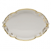 Herend Gwendolyn Ribbon Tray11"W X 15.75"L