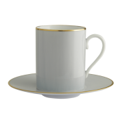 Haviland Parlon Lexington Gris Tall Cup & Saucer