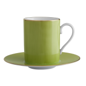 Haviland Parlon Lexington Anis Tall Cup & Saucer