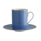 Haviland Parlon Lexington Azur Tall Cup & Saucer