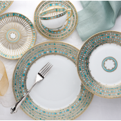 Haviland Parlon  Syracuse Turquoise 5 Piece Place Setting